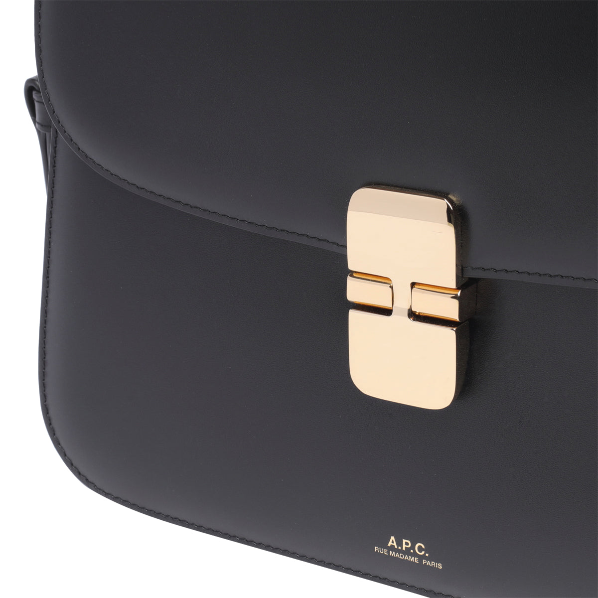 A.p.c. Black Calf Leather