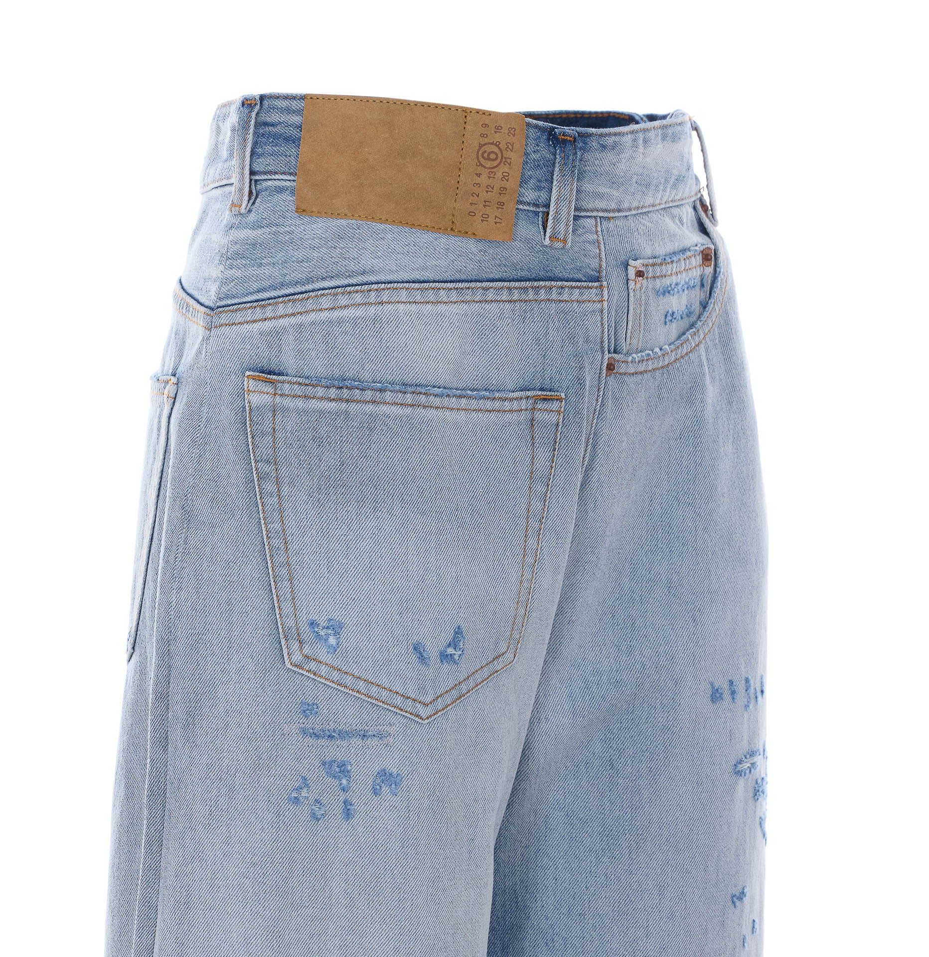 Mm6 Maison Margiela Jeans Blue Cotton