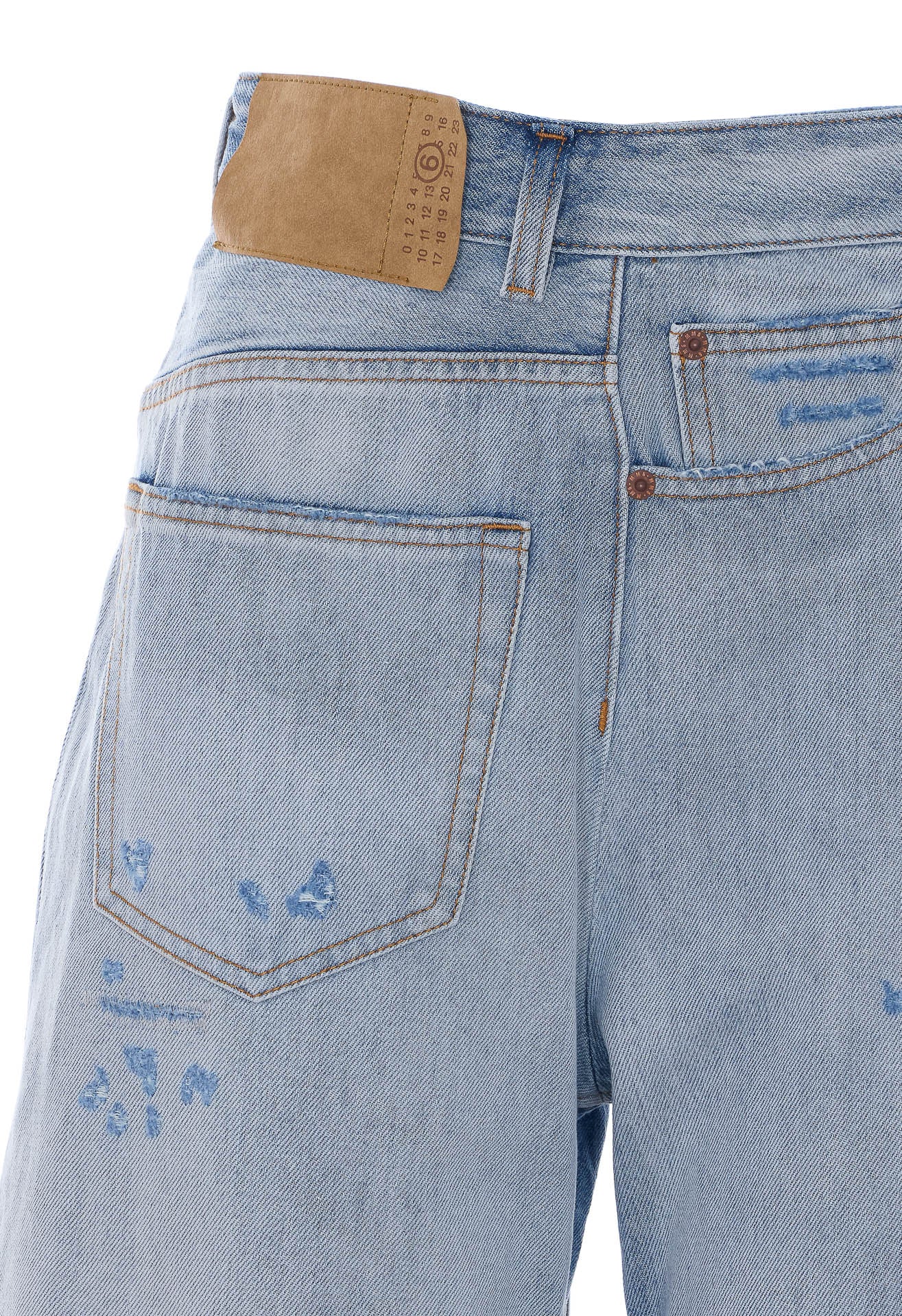 Mm6 Maison Margiela Jeans Blue Cotton