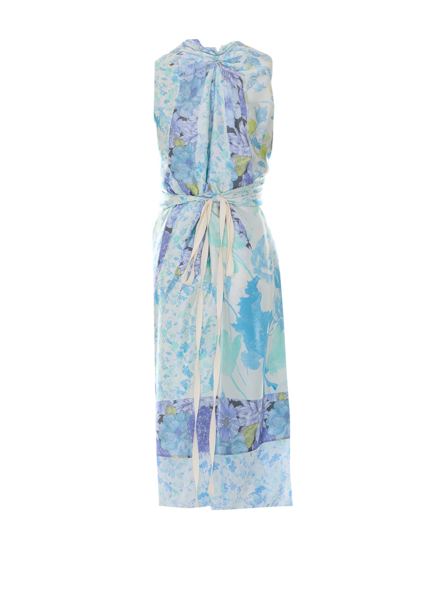 Maison Margiela Dresses Blue Silk