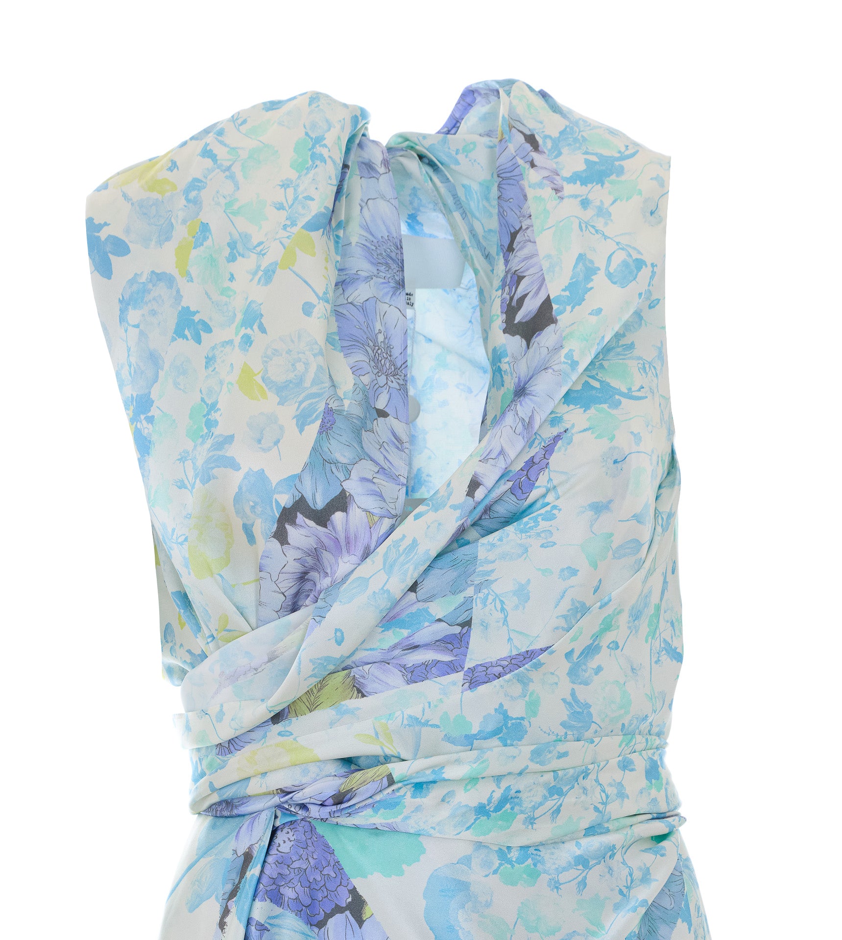 Maison Margiela Dresses Blue Silk