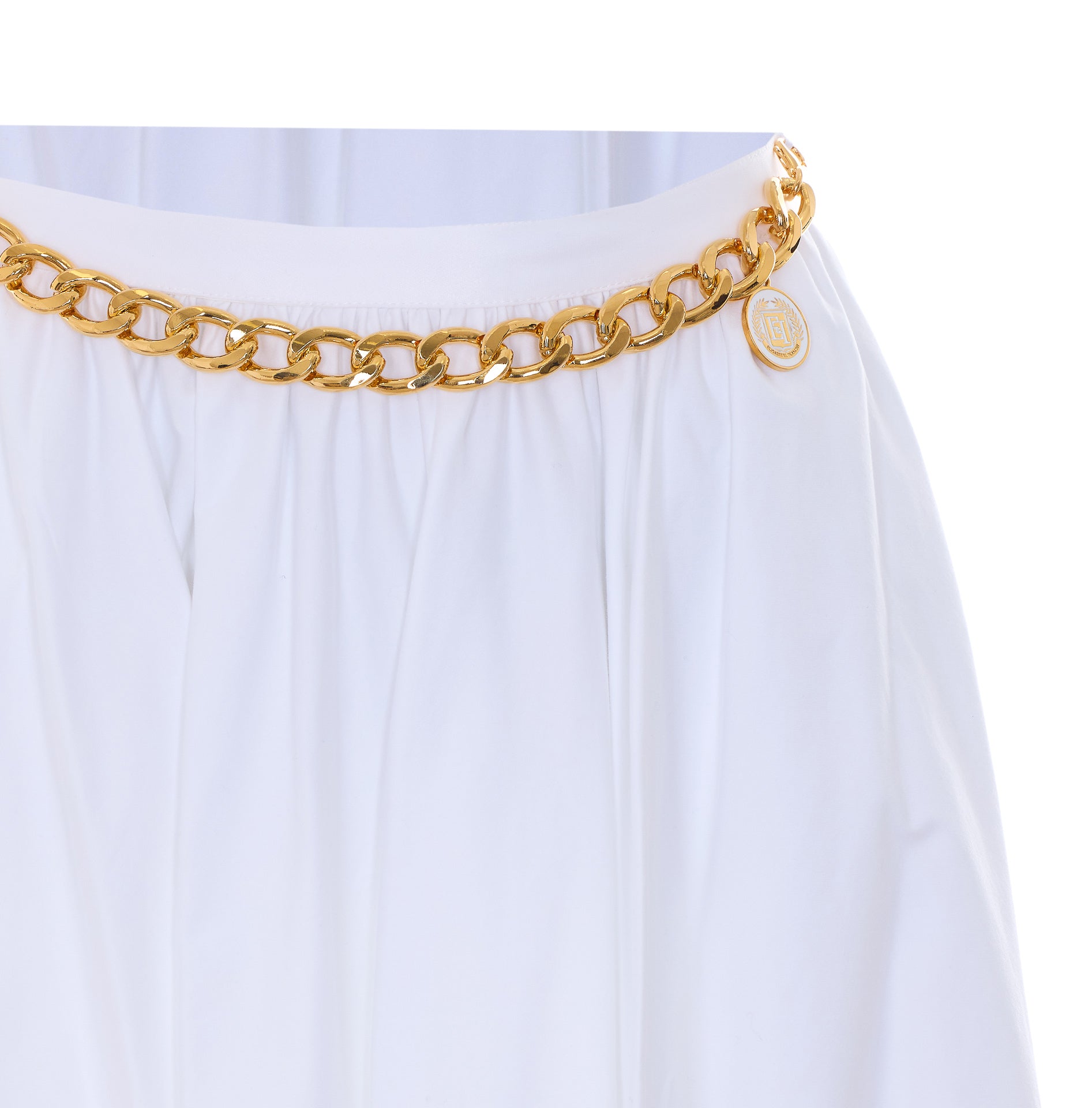 Elisabetta Franchi Skirts White Cotton