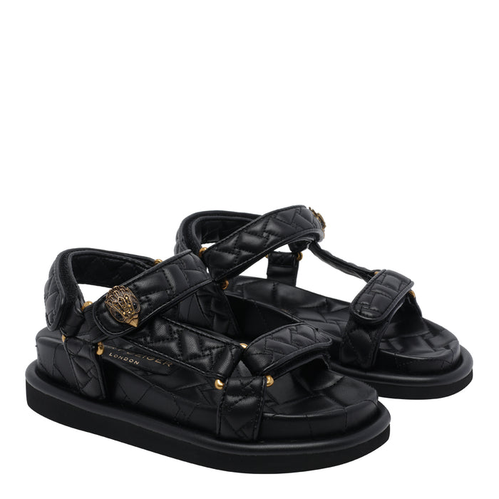 Kurt Geiger Sandals Black Calf Leather/rubber Sole