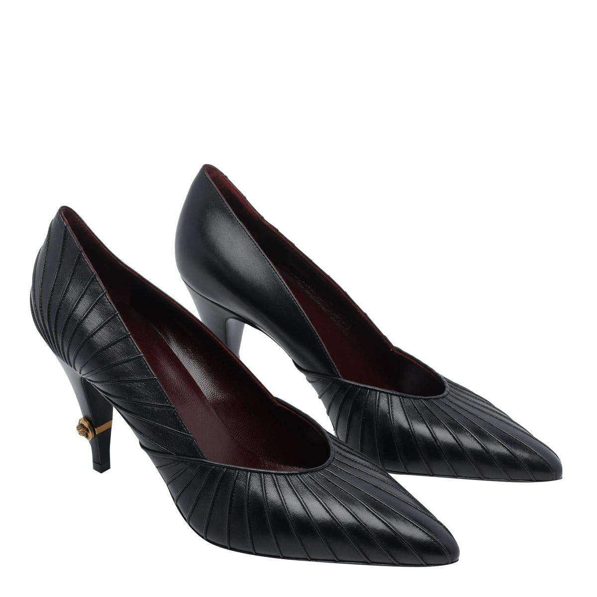 Versace With Heel Black Gold