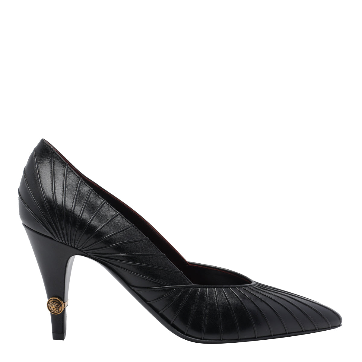Versace With Heel Black Gold