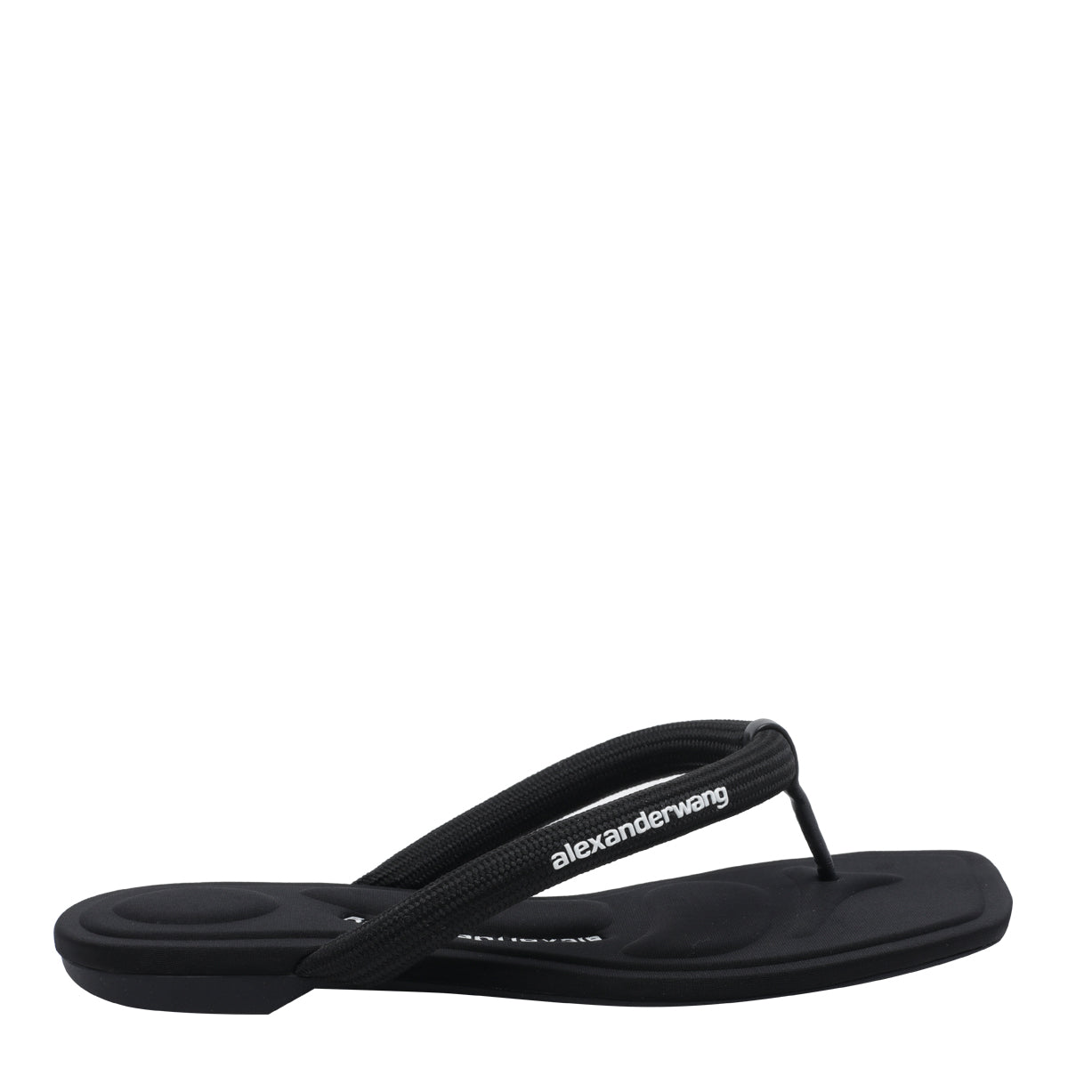 Alexander Wang Sandals Black Fabric/rubber And Fabric Sole