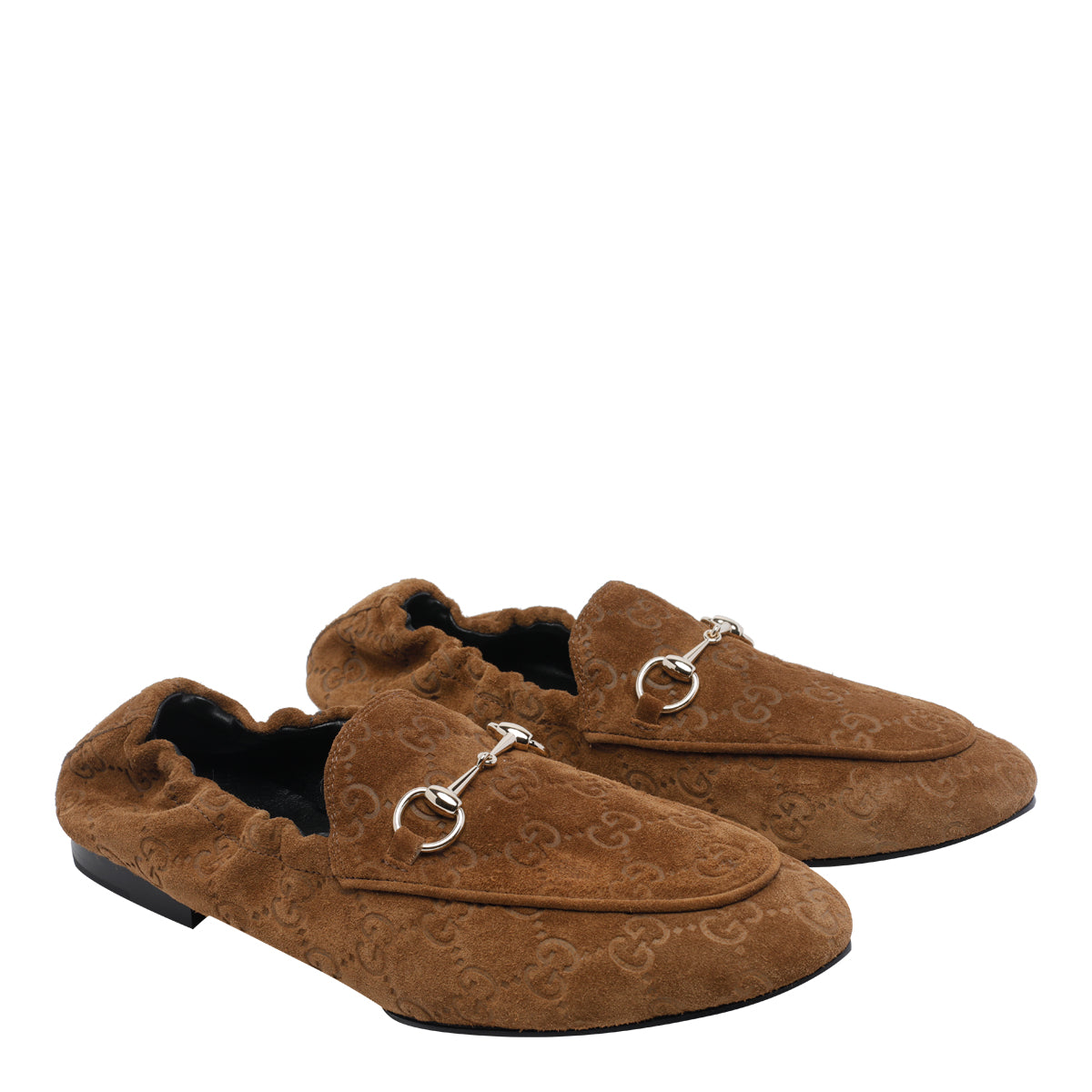 Gucci Flat Shoes Brown Calf Leather/leather Sole