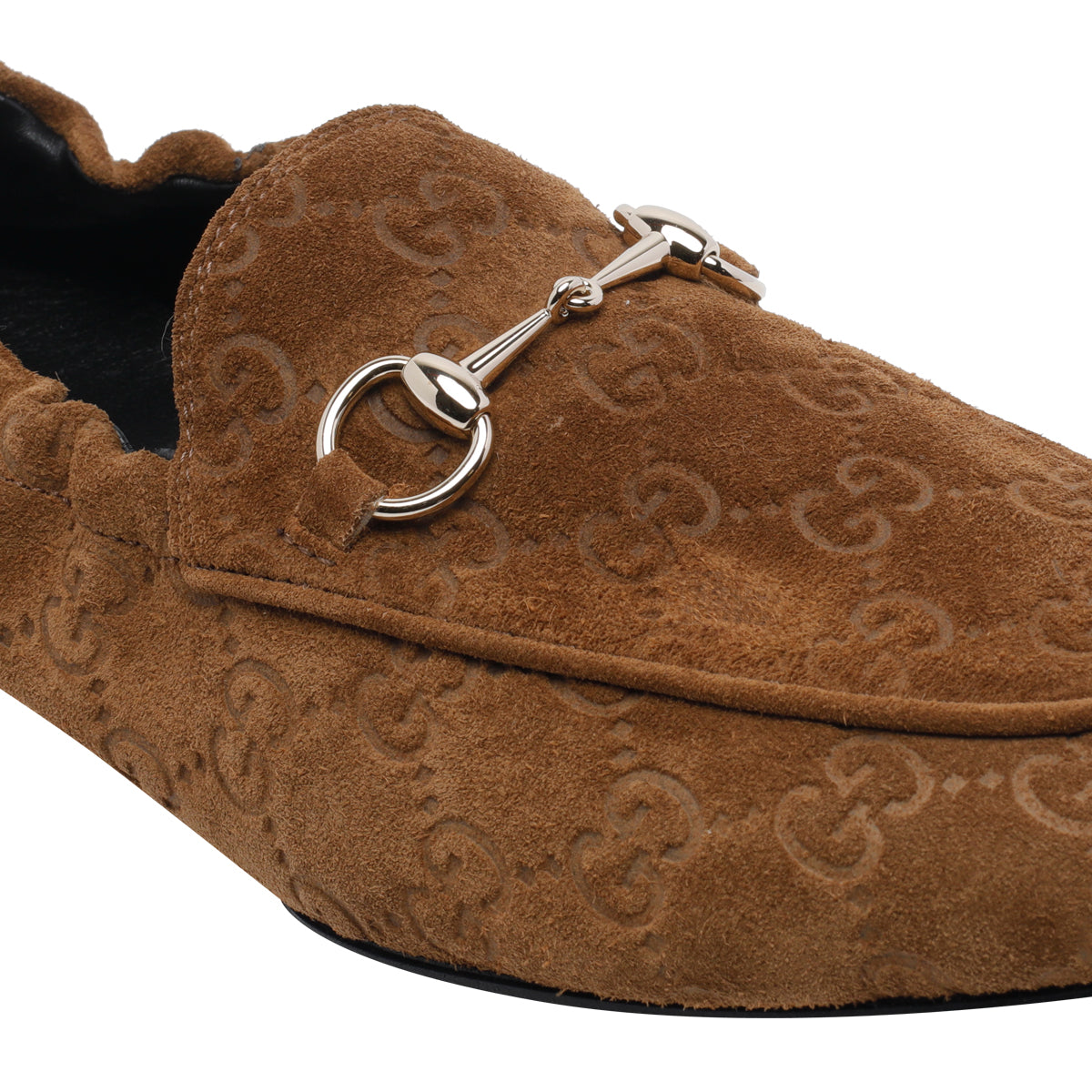 Gucci Flat Shoes Brown Calf Leather/leather Sole