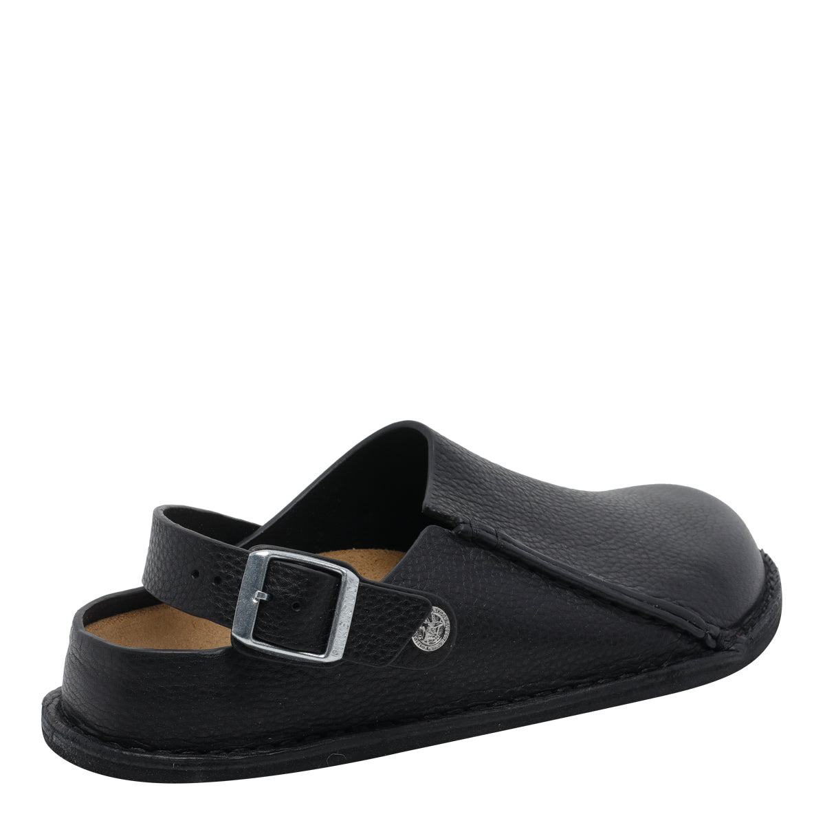 Birkenstock Sandals Black Calf Leather/rubber Sole