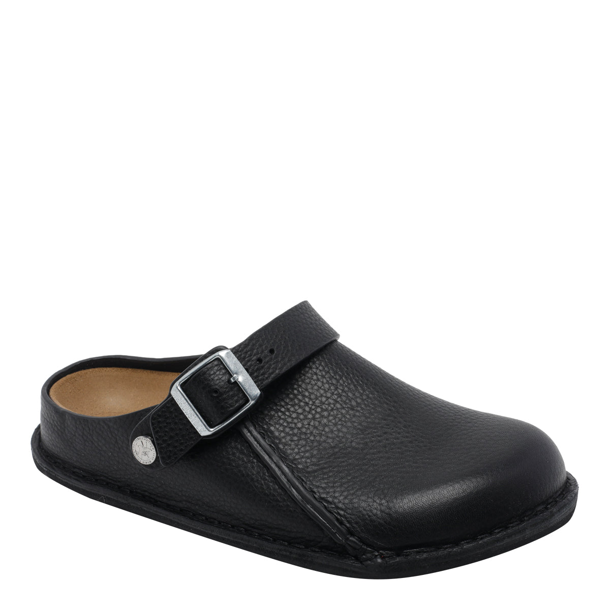 Birkenstock Sandals Black Calf Leather/rubber Sole