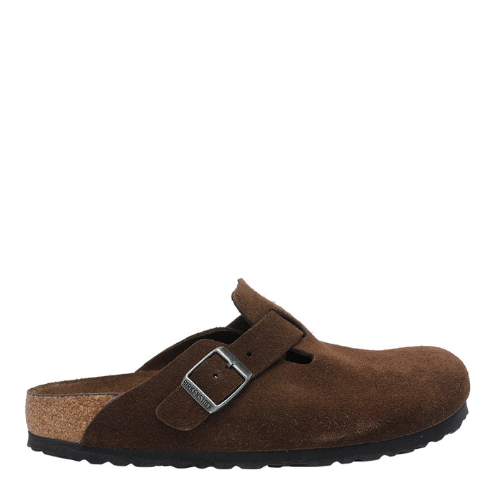 Birkenstock Sandals Brown Suede Leather/rubber Sole