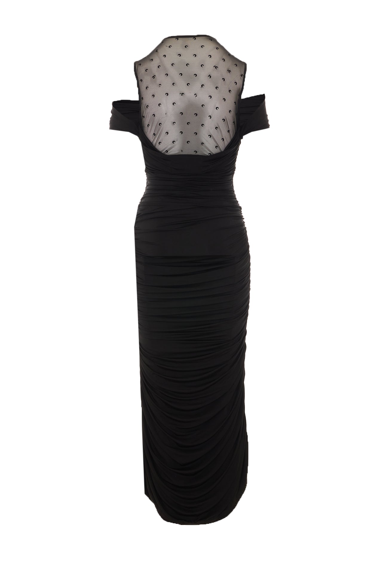 Marine Serre Dresses Black Viscose