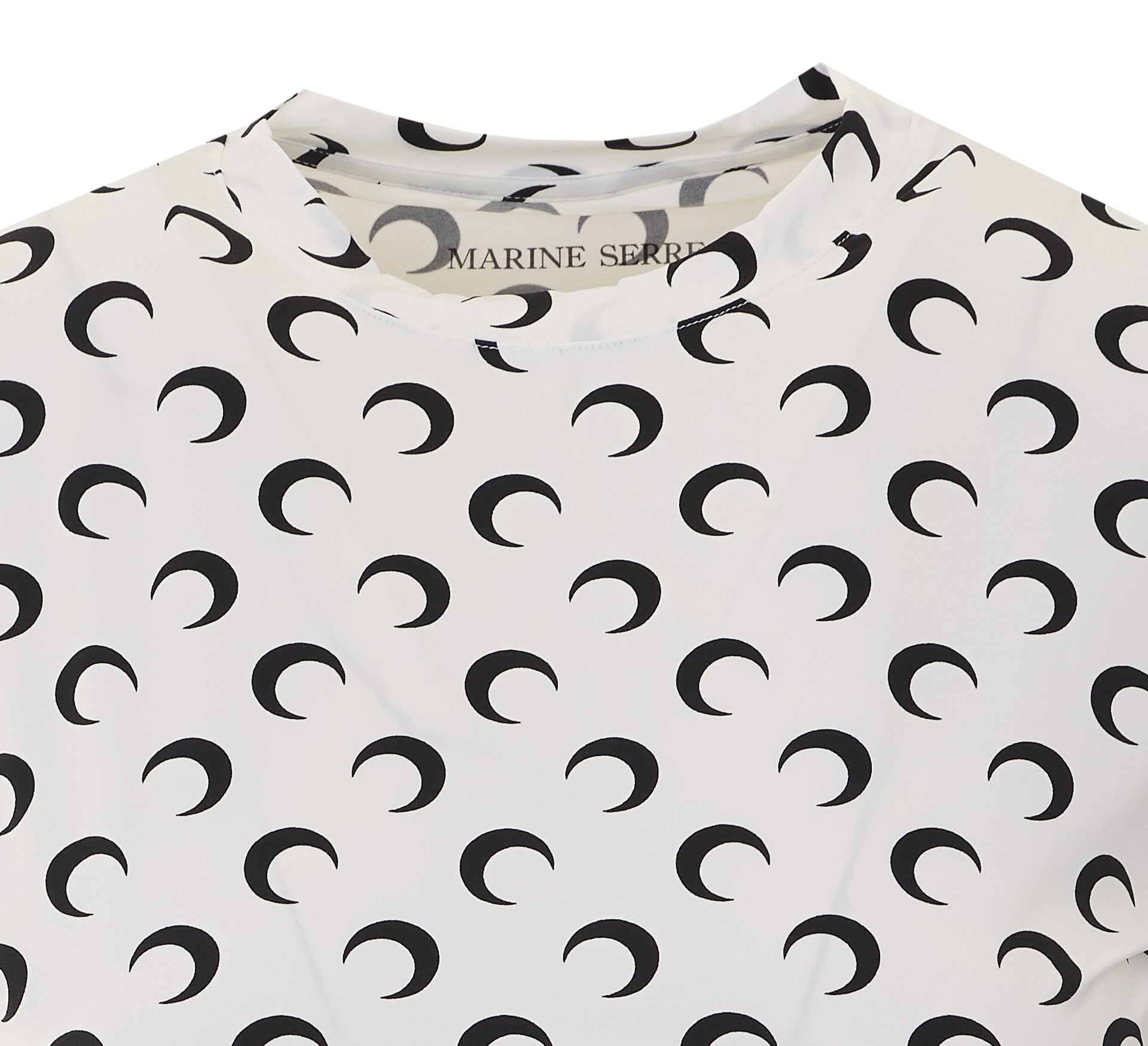 Marine Serre T-Shirts And Polos White Cotton