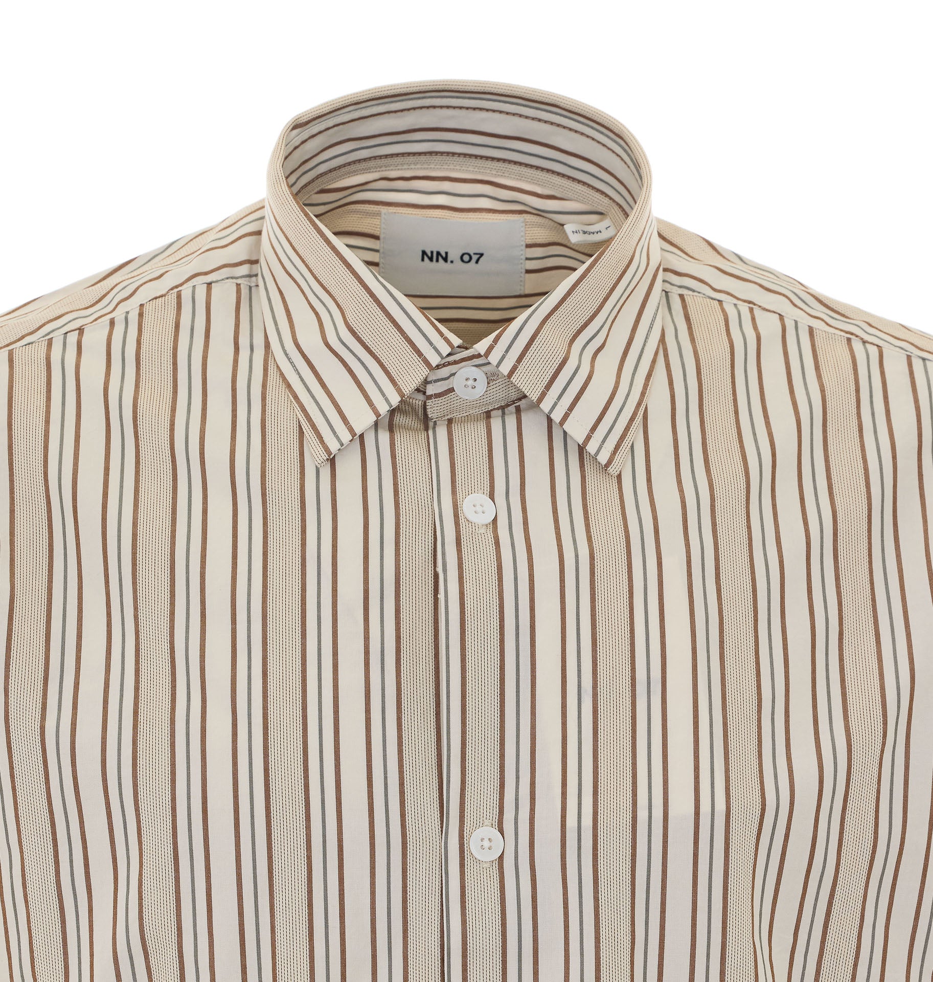 Nn.07 Shirts Beige Organic Cotton