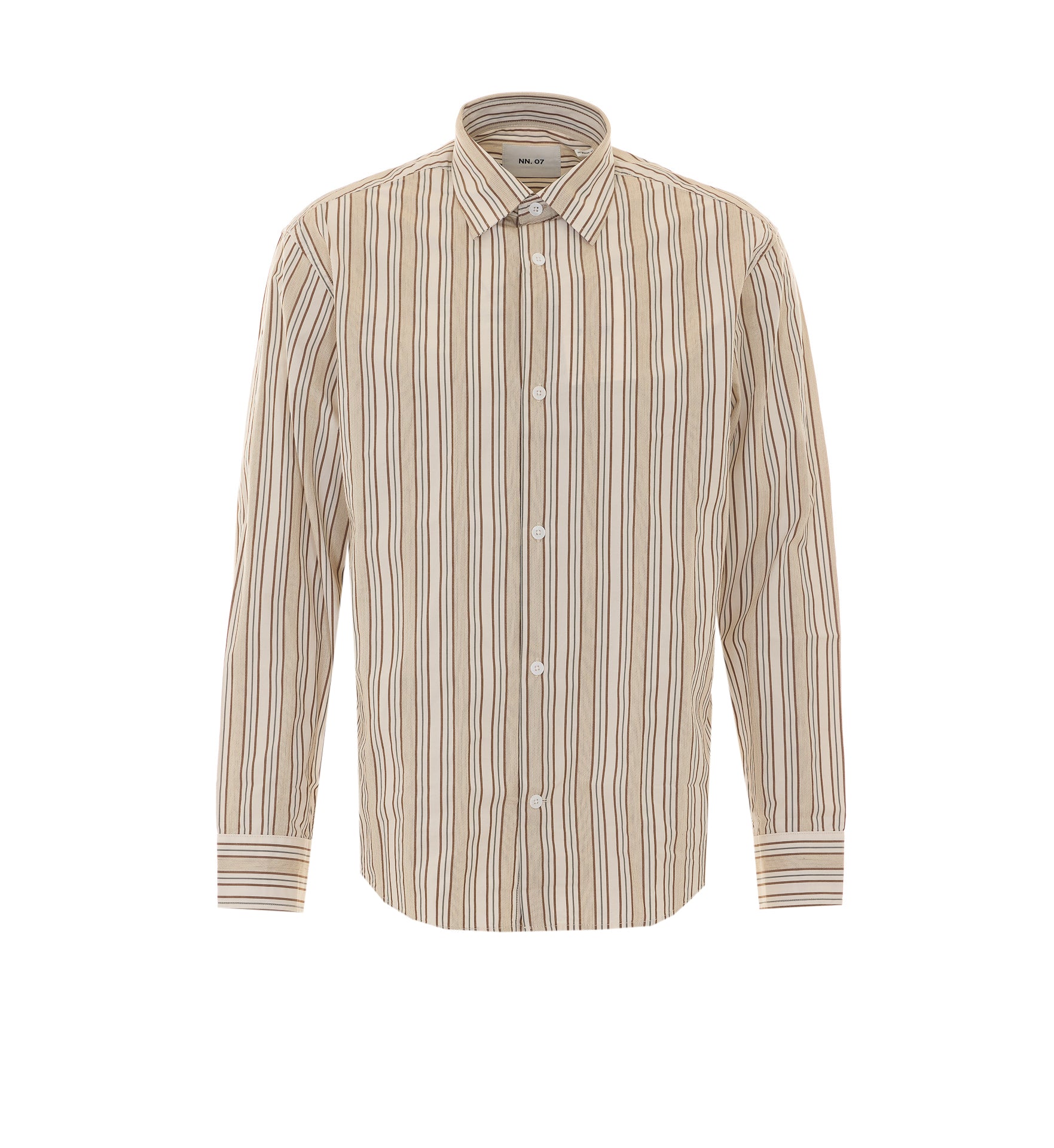 Nn.07 Shirts Beige Organic Cotton
