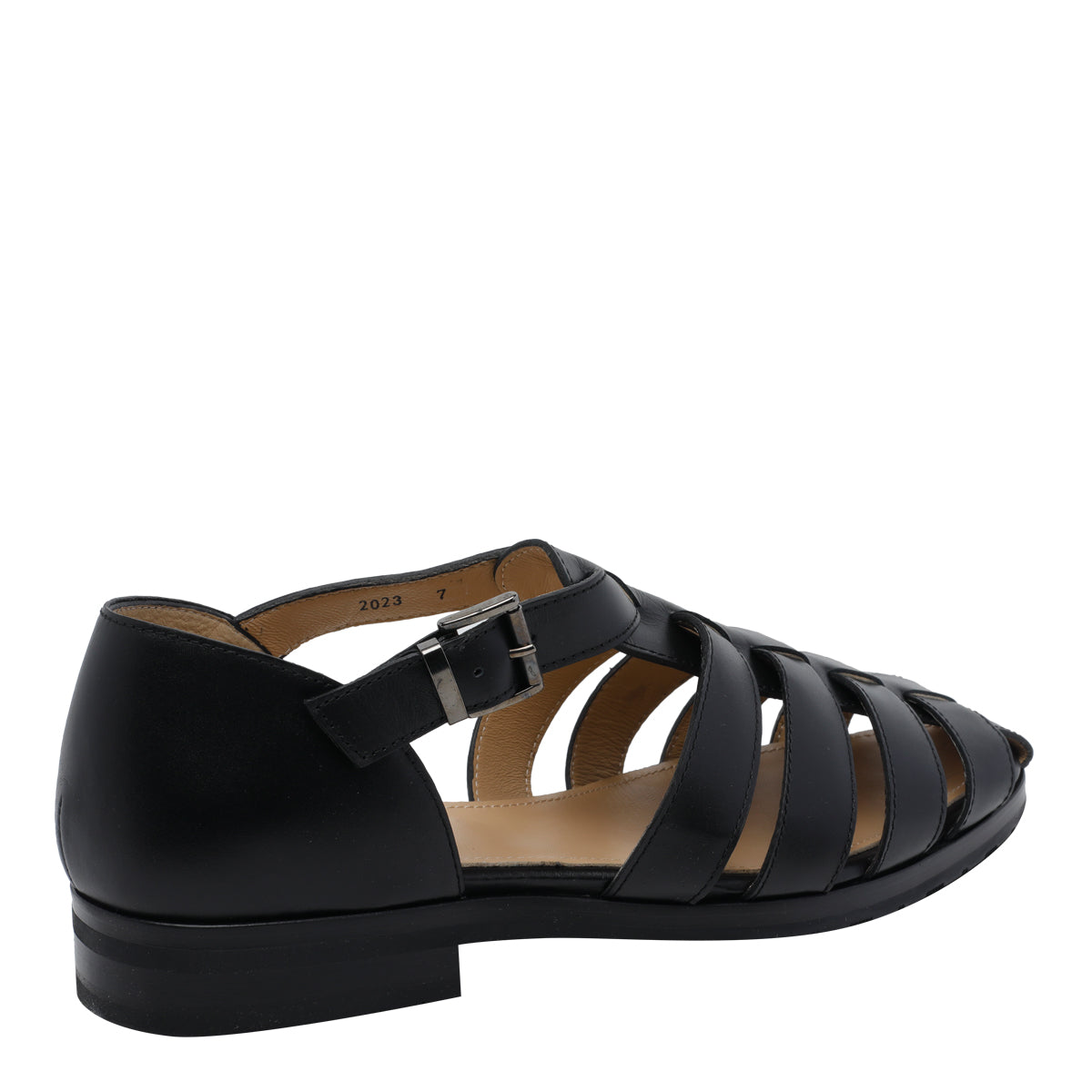 Paraboot Black Calf Leather/rubber Sole