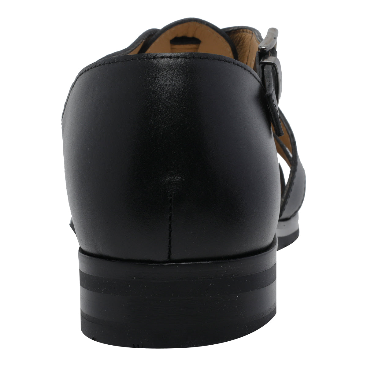 Paraboot Black Calf Leather/rubber Sole