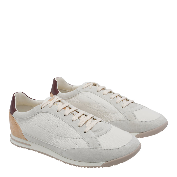 Brunello Cucinelli Sneakers White Calf Leather/rubber Sole