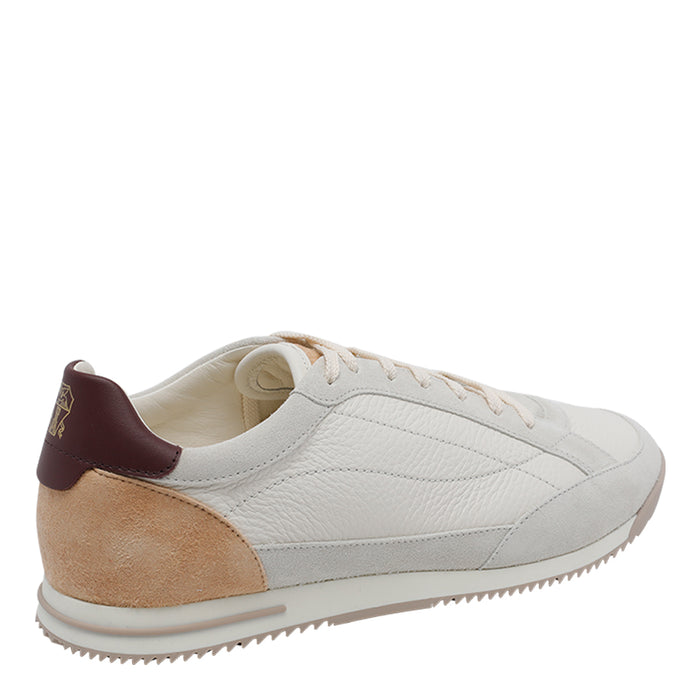 Brunello Cucinelli Sneakers White Calf Leather/rubber Sole