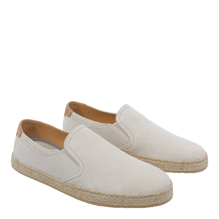 Brunello Cucinelli Flat Shoes White Calf Leather/rubber Sole