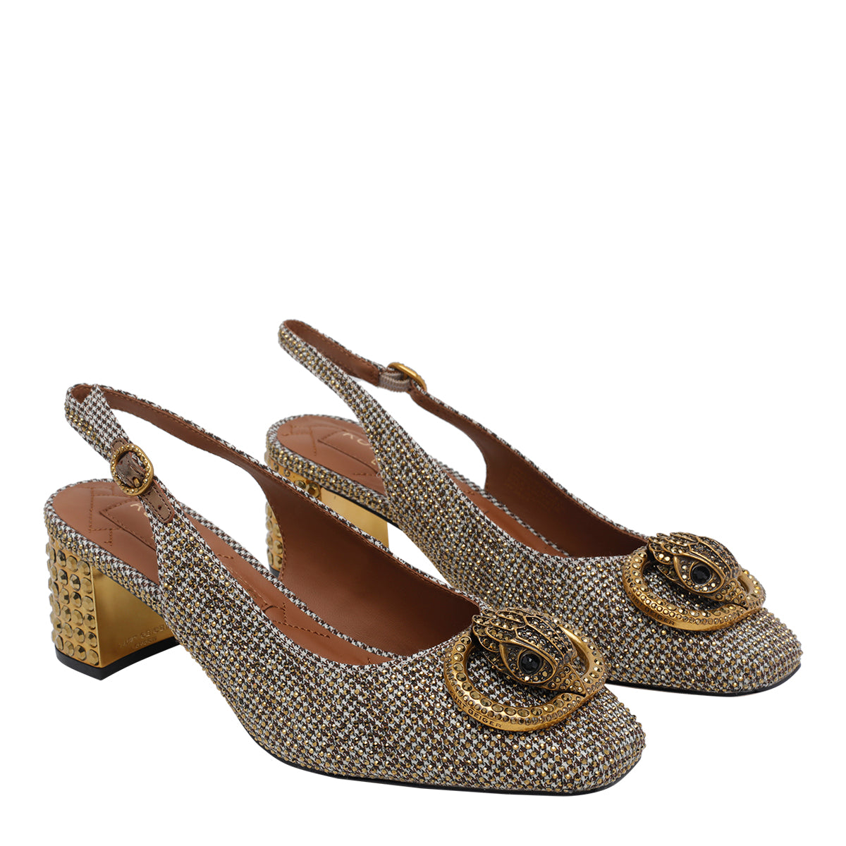 Kurt Geiger Beige Fsbric/rubber Sole