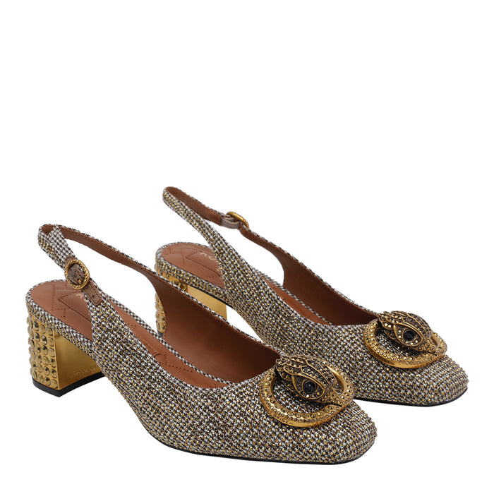 Kurt Geiger Beige Fsbric/rubber Sole