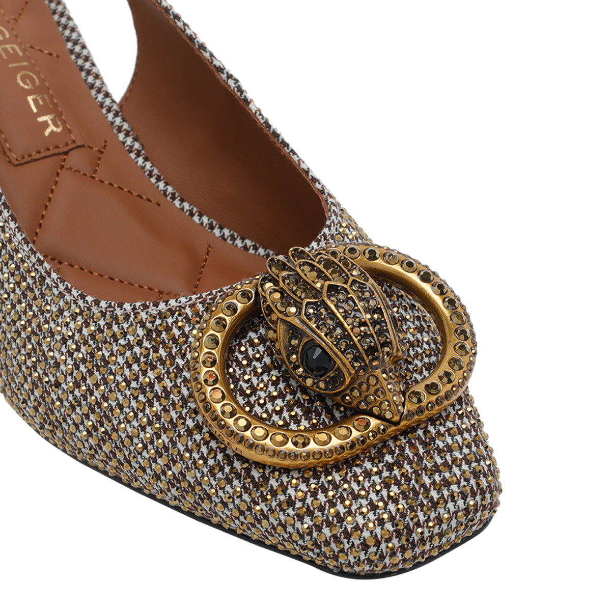 Kurt Geiger Beige Fsbric/rubber Sole