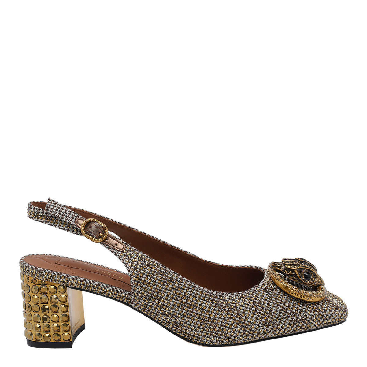 Kurt Geiger Beige Fsbric/rubber Sole