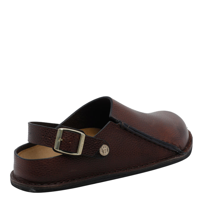 Birkenstock Brown Calf Leather/rubber Sole