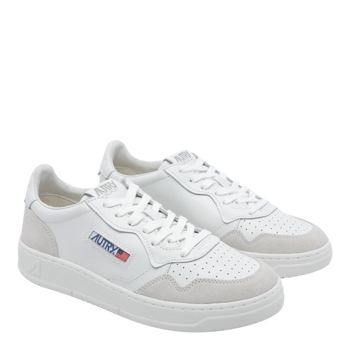 Autry Sneakers White Calf Leather/rubber Sole
