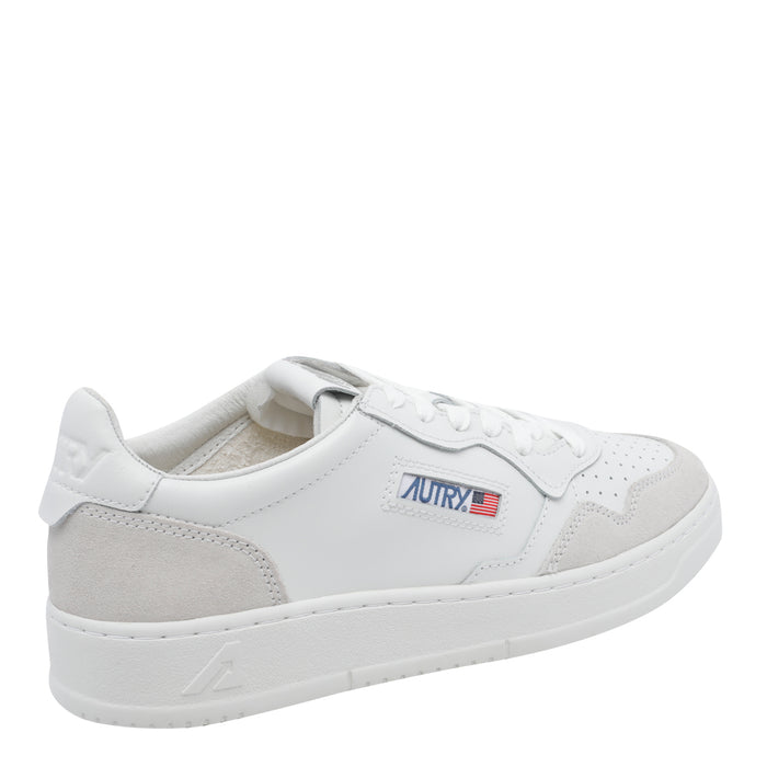 Autry Sneakers White Calf Leather/rubber Sole
