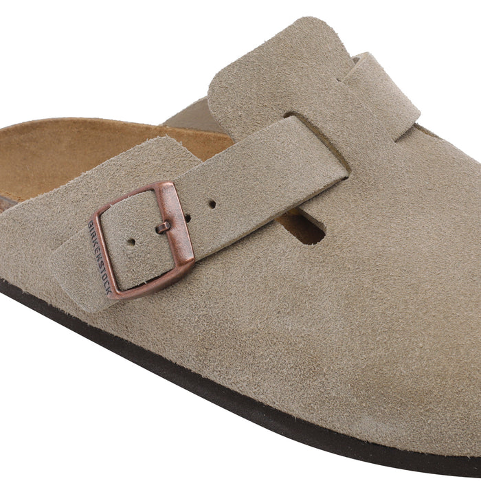 Birkenstock Sandals Grey Suede Leather/rubber Sole