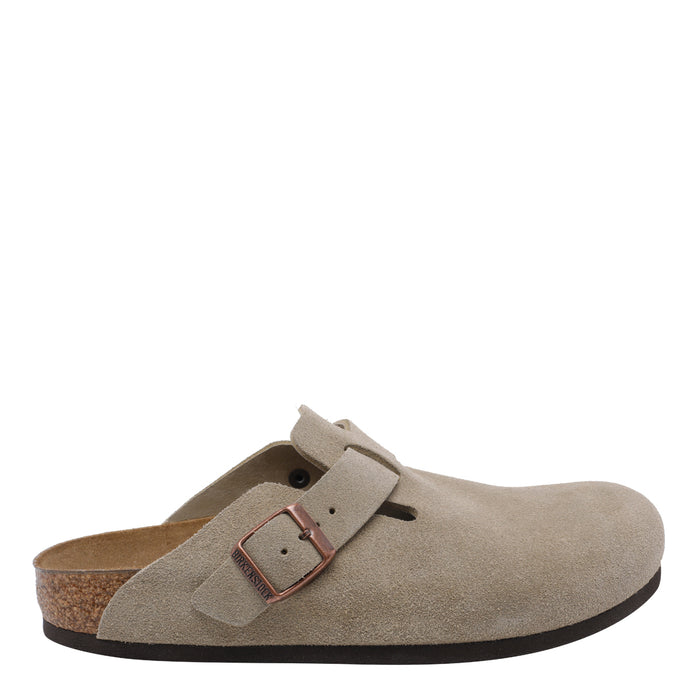 Birkenstock Sandals Grey Suede Leather/rubber Sole