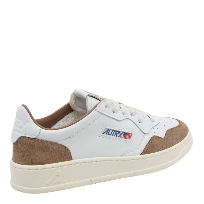 Autry Sneakers White Calf Leather/rubber Sole