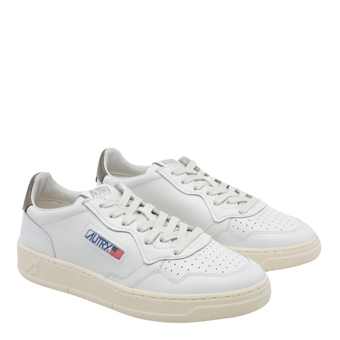 Autry Sneakers White Calf Leather/rubber Sole