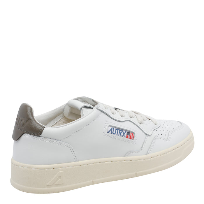 Autry Sneakers White Calf Leather/rubber Sole