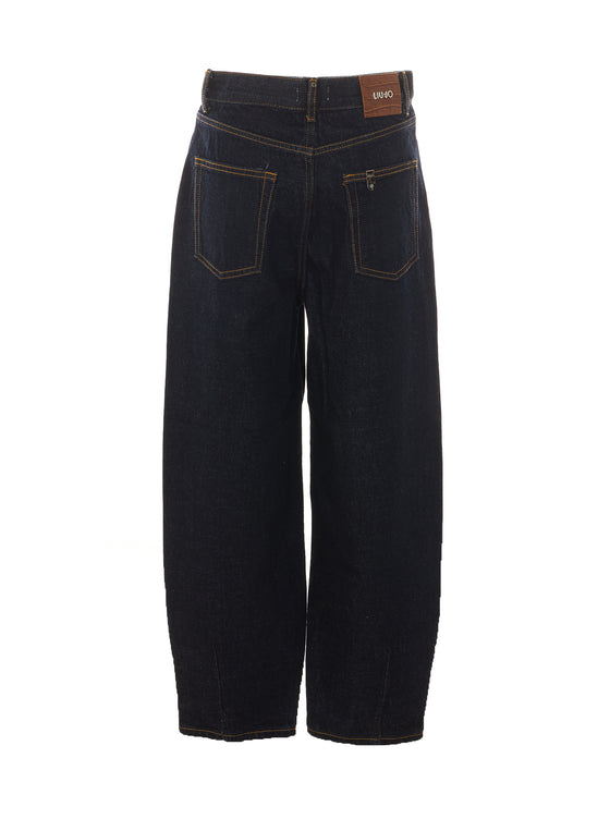 Liu Jo Trousers Blue Cotton
