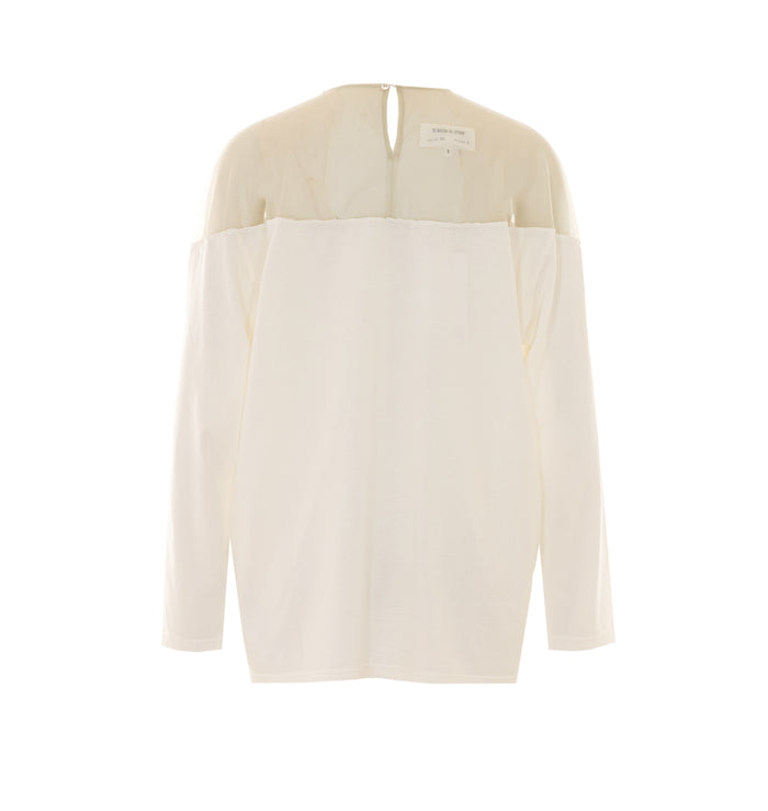 Mm6 Maison Margiela T-Shirts And Polos White Cotton