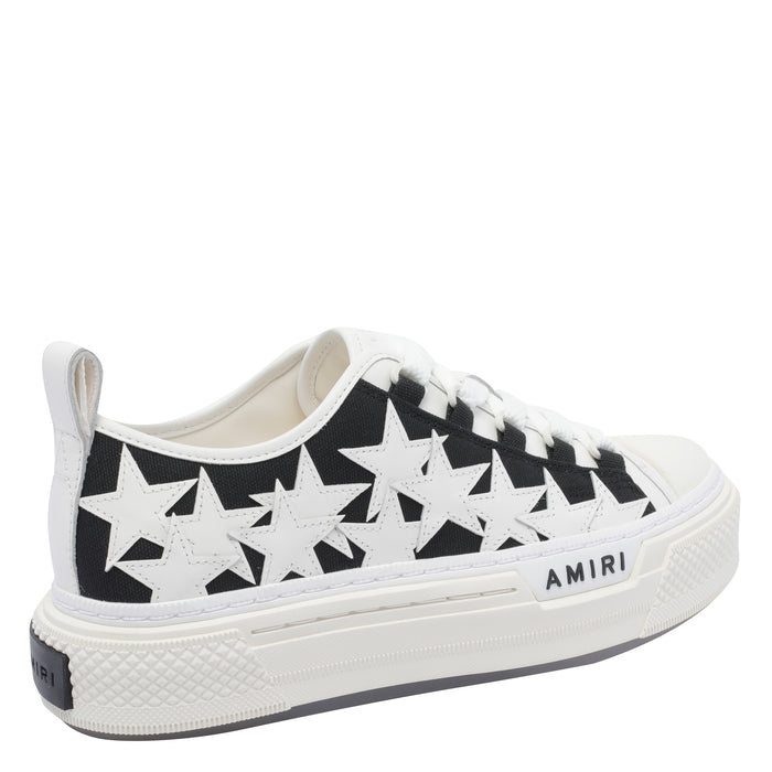 Amiri Sneakers Black Calf Leather/rubber Sole