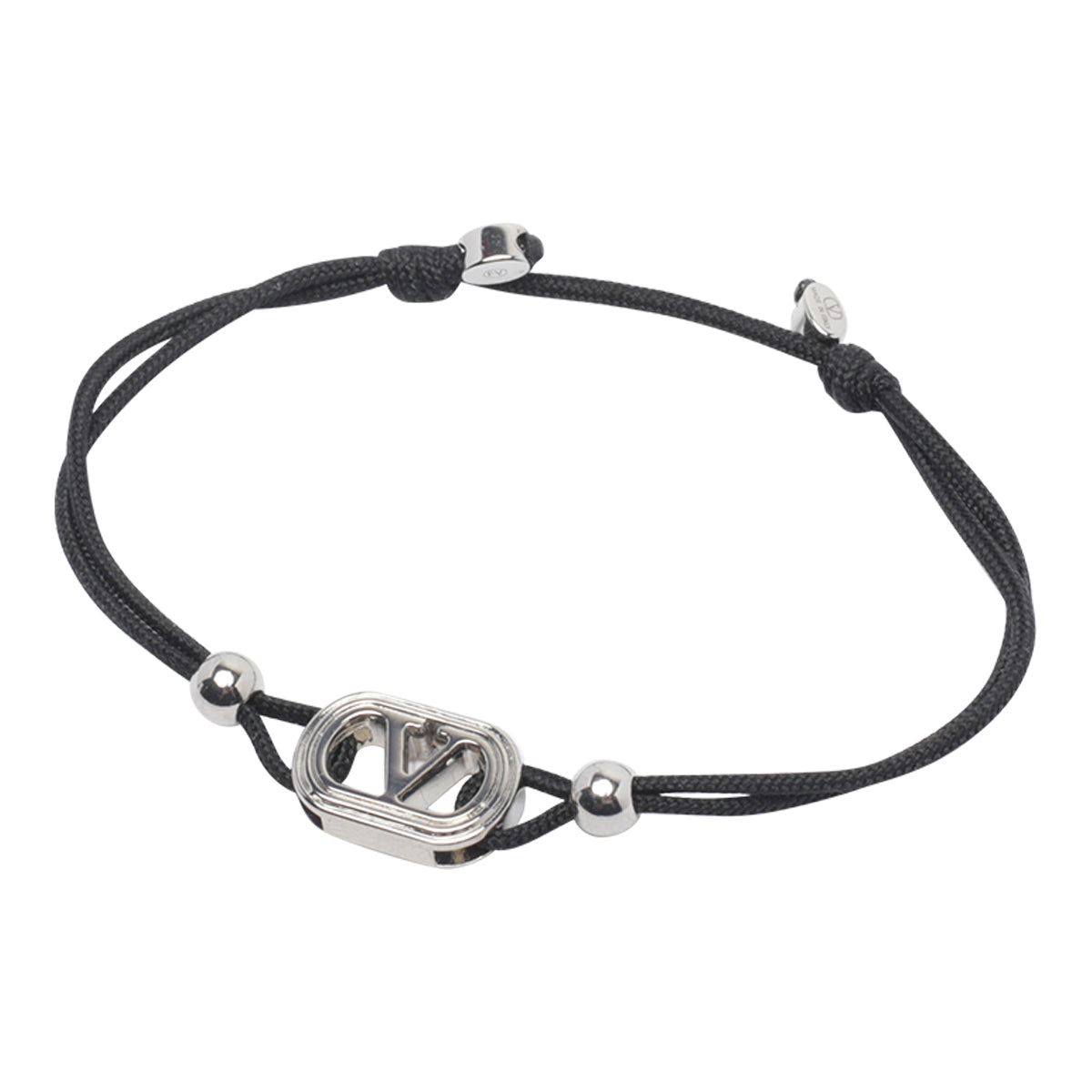 Valentino Garavani Bijoux Black Metal And Fabric