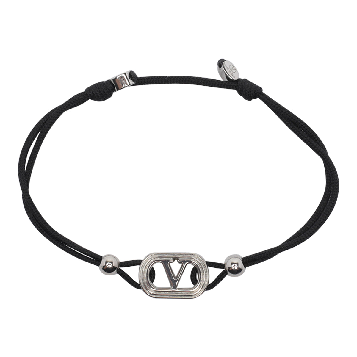 Valentino Garavani Bijoux Black Metal And Fabric