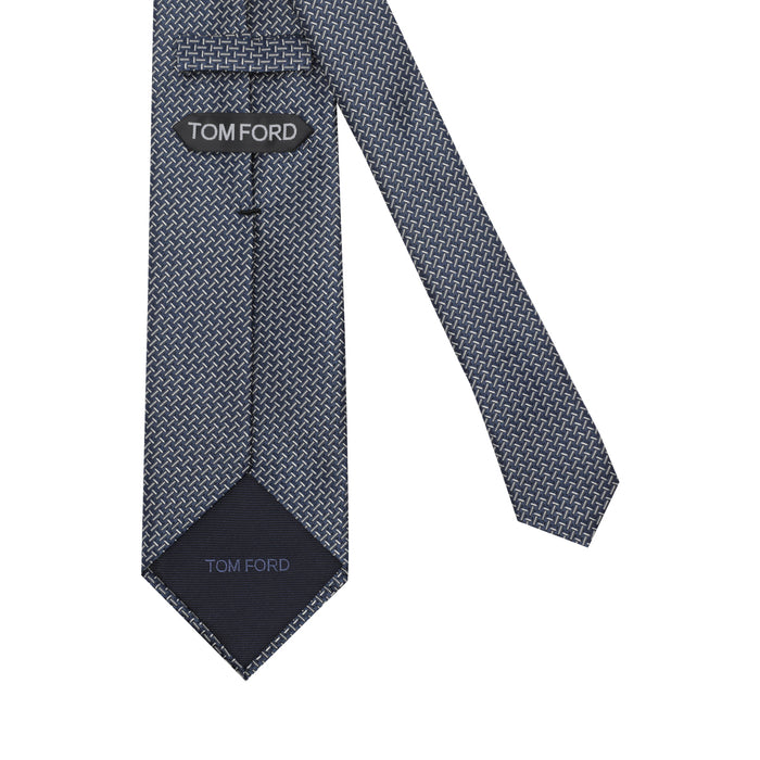 Tom Ford Ties Blue Silk