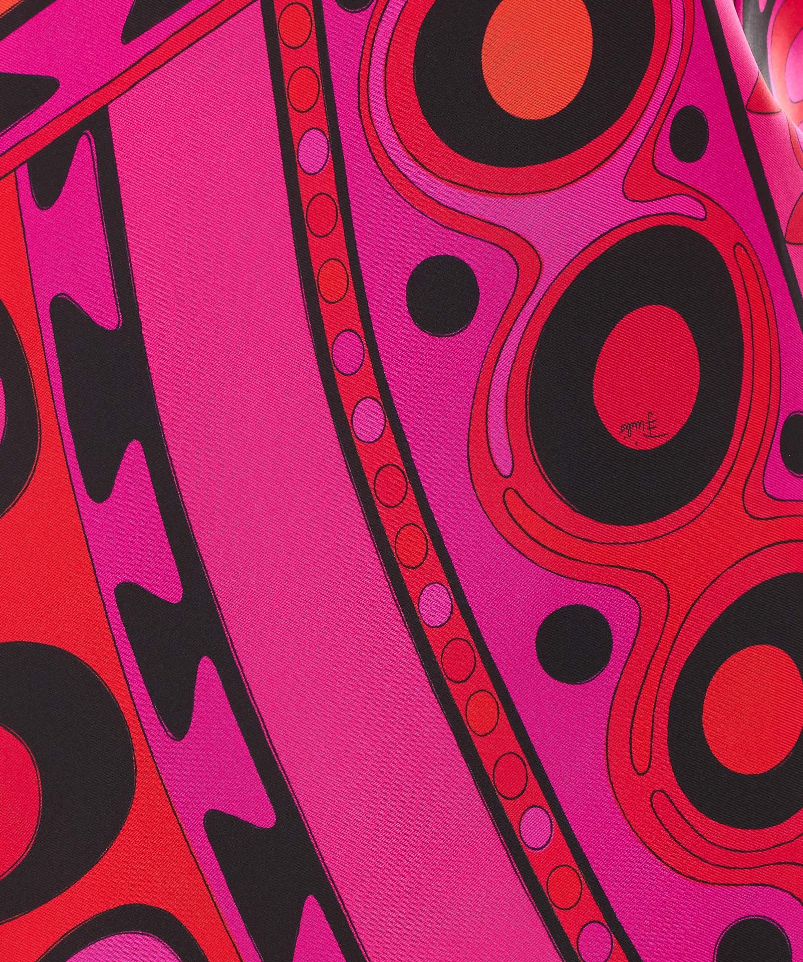 Pucci Dresses Fuchsia Silk
