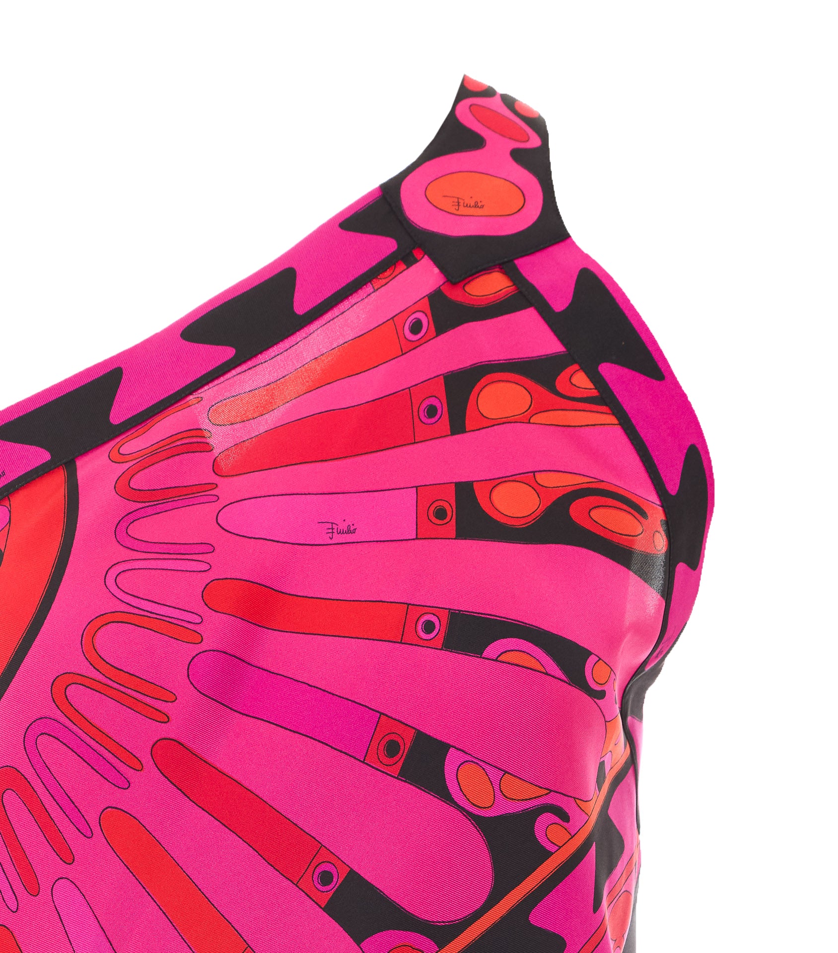 Pucci Dresses Fuchsia Silk