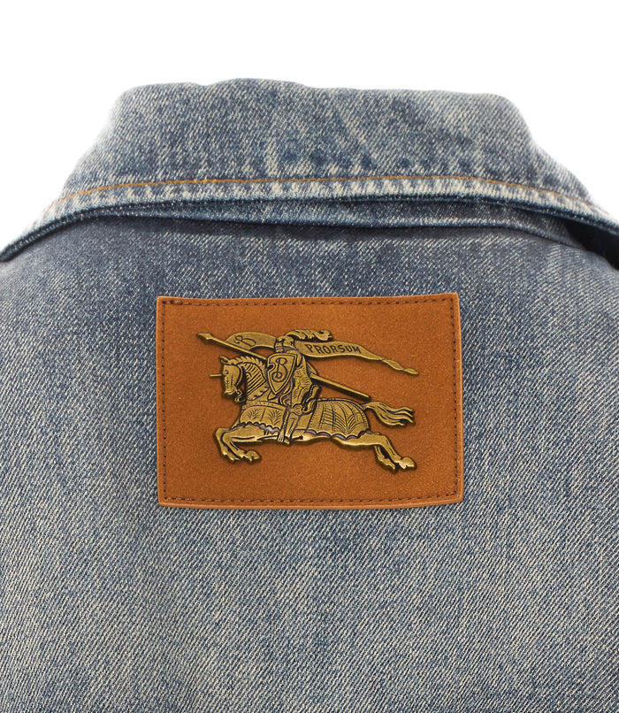 Burberry Jackets Blue Polyester