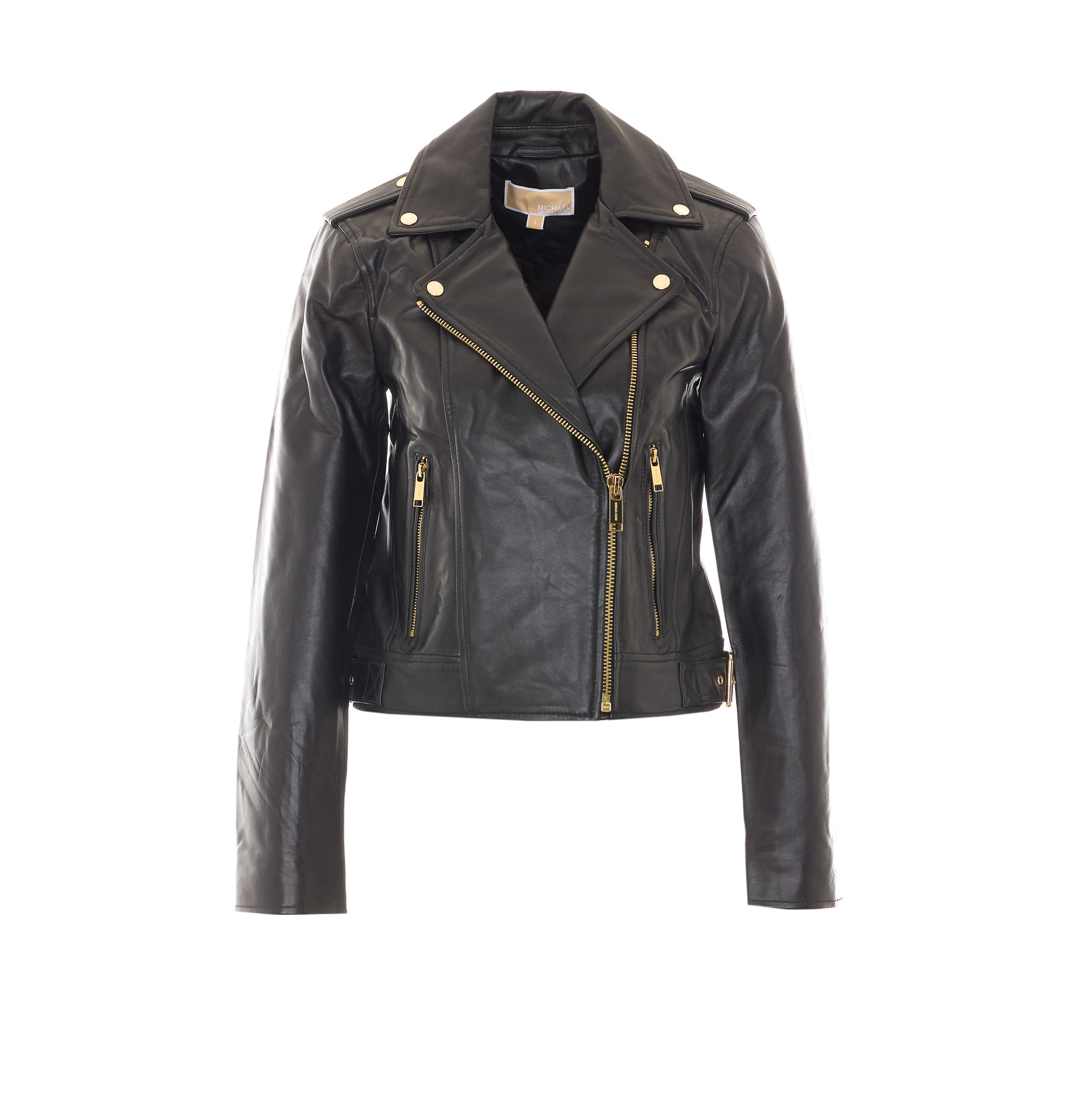 Michael Kors Jackets Black Lamb Leather