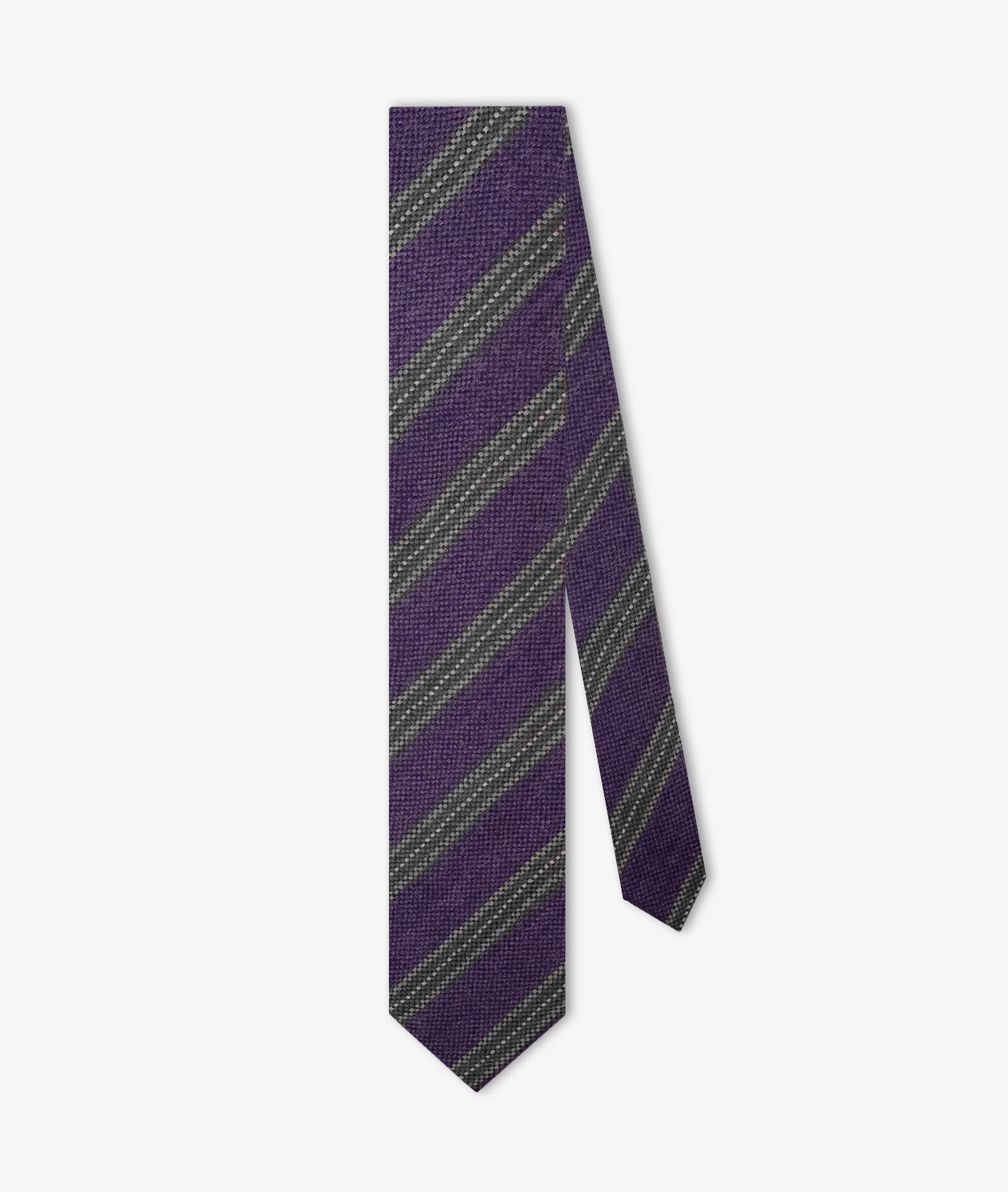 Tie Porta Nuova Purple Regimental