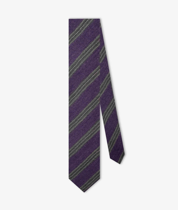 Tie Porta Nuova Purple Regimental