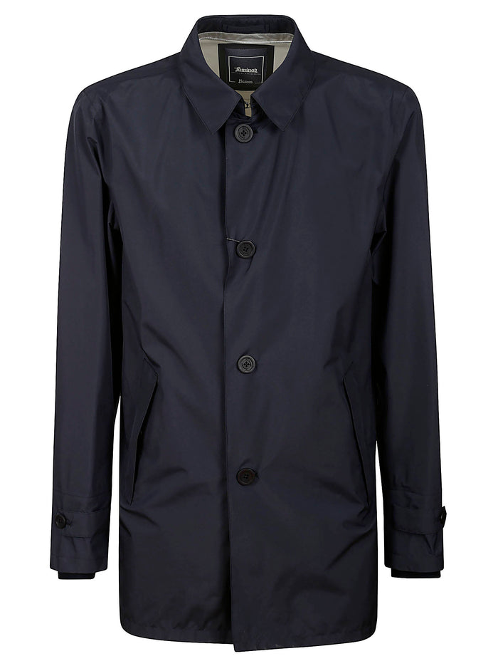 Trench Blue Polyester Coat