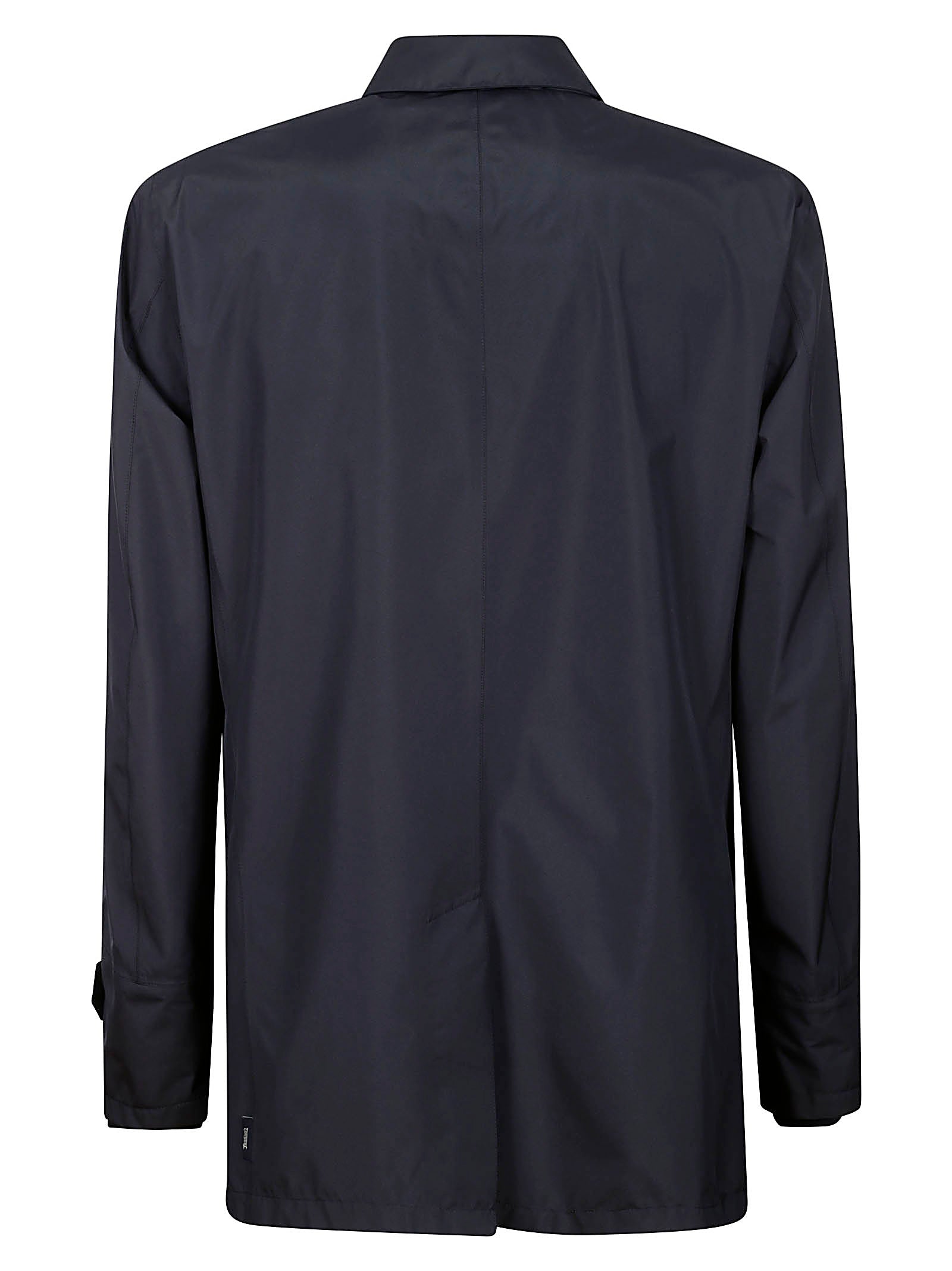 Trench Blue Polyester Coat